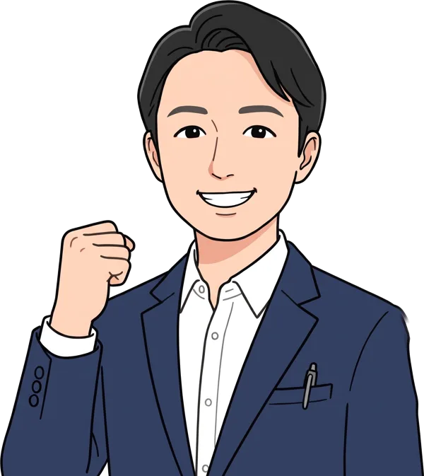 英語プロ家庭教師 志方 彬の似顔絵